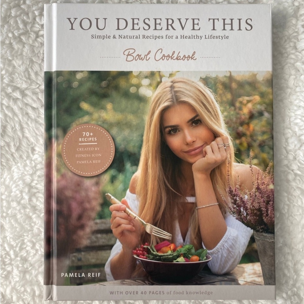 New You Deserve This bowl cookbook